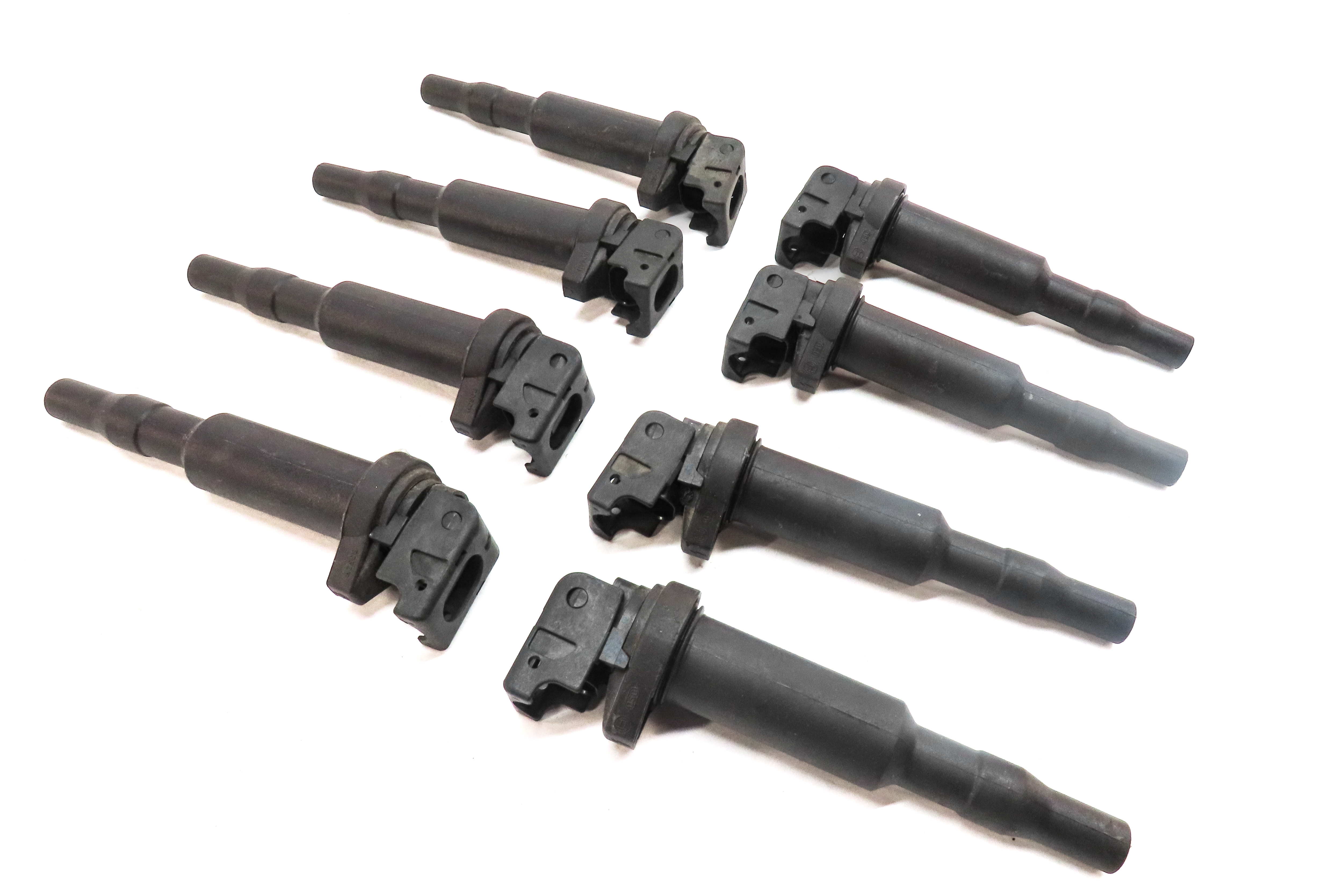 2001-2016 BMW E71 E90 E60 E66 E38 E65 E70 E46 F02 F01 F10 IGNITION COIL SET 8 — exact item pictured